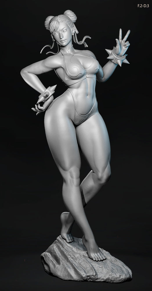 Chun-Li Pose 3 - Street Fighter (SFW/NSFW 18+ Only) - 1:6 Scale (ONLINE ORDER ONLY)