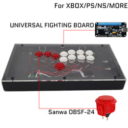 RAC-J800B All Buttons Leverless Arcade Joystick Fight Stick For PS5/PS4/PS3/Xbox/PC (Online Only)