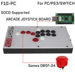 FightBox F10 Leverless Hitbox Style Arcade Controller for PS5/PC/Xbox/Switch (Online Only)
