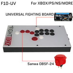 FightBox F10 Leverless Hitbox Style Arcade Controller for PS5/PC/Xbox/Switch (Online Only)