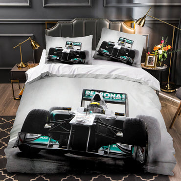 F1 Cycle Racing Bedding Set Duvet Cover Without Filler (Online Order Only)