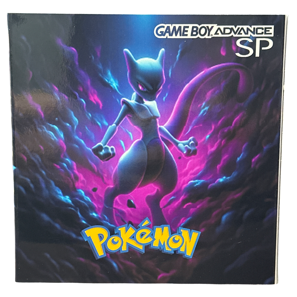 Modded Mewtwo Gameboy Advance SP Console (ONLINE ORDER ONLY)