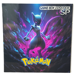 Modded Mewtwo Gameboy Advance SP Console (ONLINE ORDER ONLY)