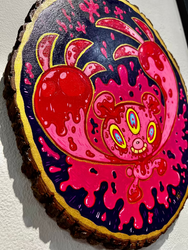 Zoë Moss - Psycho Gloomy - Original Artwork - Gloomy Bear Exhibition (ONLINE ORDER ONLY)
