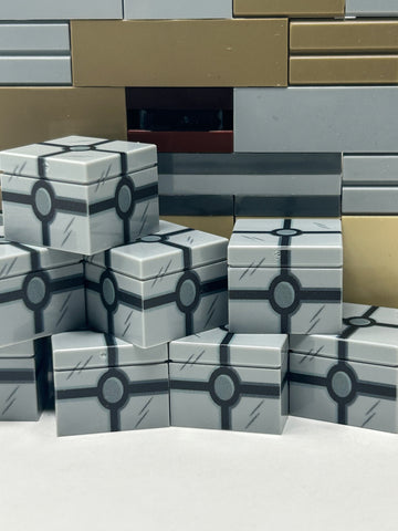Galactic Cargo Crate/Box #1 made with LEGO parts - B3 Customs (Online Order Only)