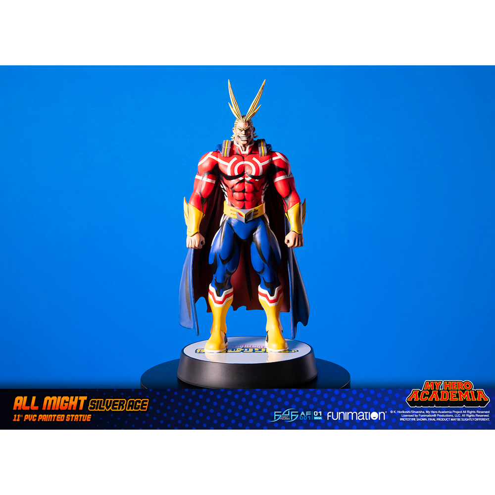 First 4 Figures: My Hero Academia - All Might Silver Age 11-Inch PVC Statue (ONLINE ORDER ONLY)