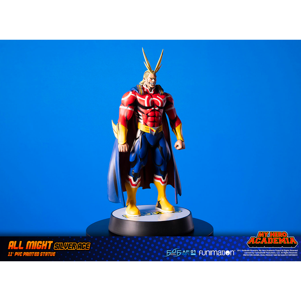 First 4 Figures: My Hero Academia - All Might Silver Age 11-Inch PVC Statue (ONLINE ORDER ONLY)