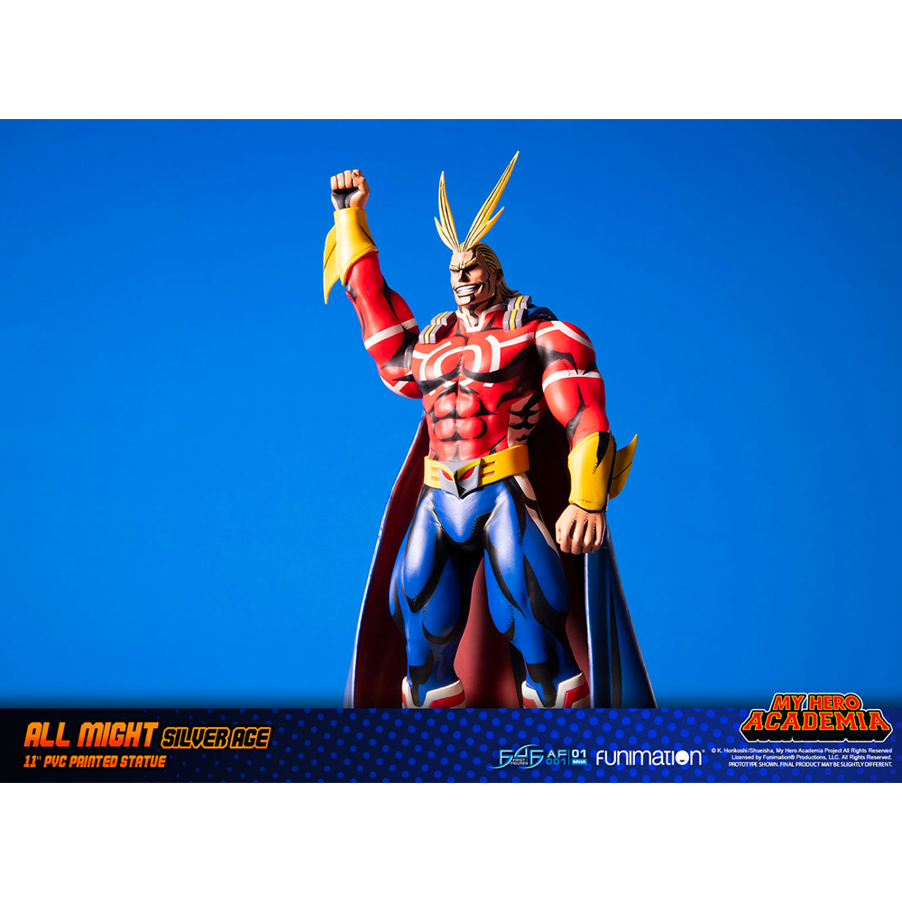 First 4 Figures: My Hero Academia - All Might Silver Age 11-Inch PVC Statue (ONLINE ORDER ONLY)