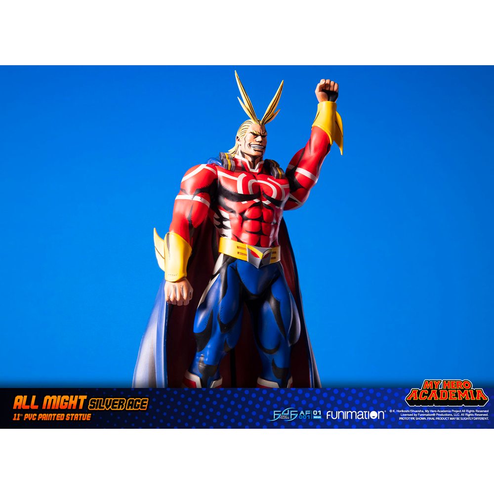 First 4 Figures: My Hero Academia - All Might Silver Age 11-Inch PVC Statue (ONLINE ORDER ONLY)
