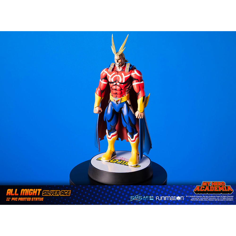 First 4 Figures: My Hero Academia - All Might Silver Age 11-Inch PVC Statue (ONLINE ORDER ONLY)