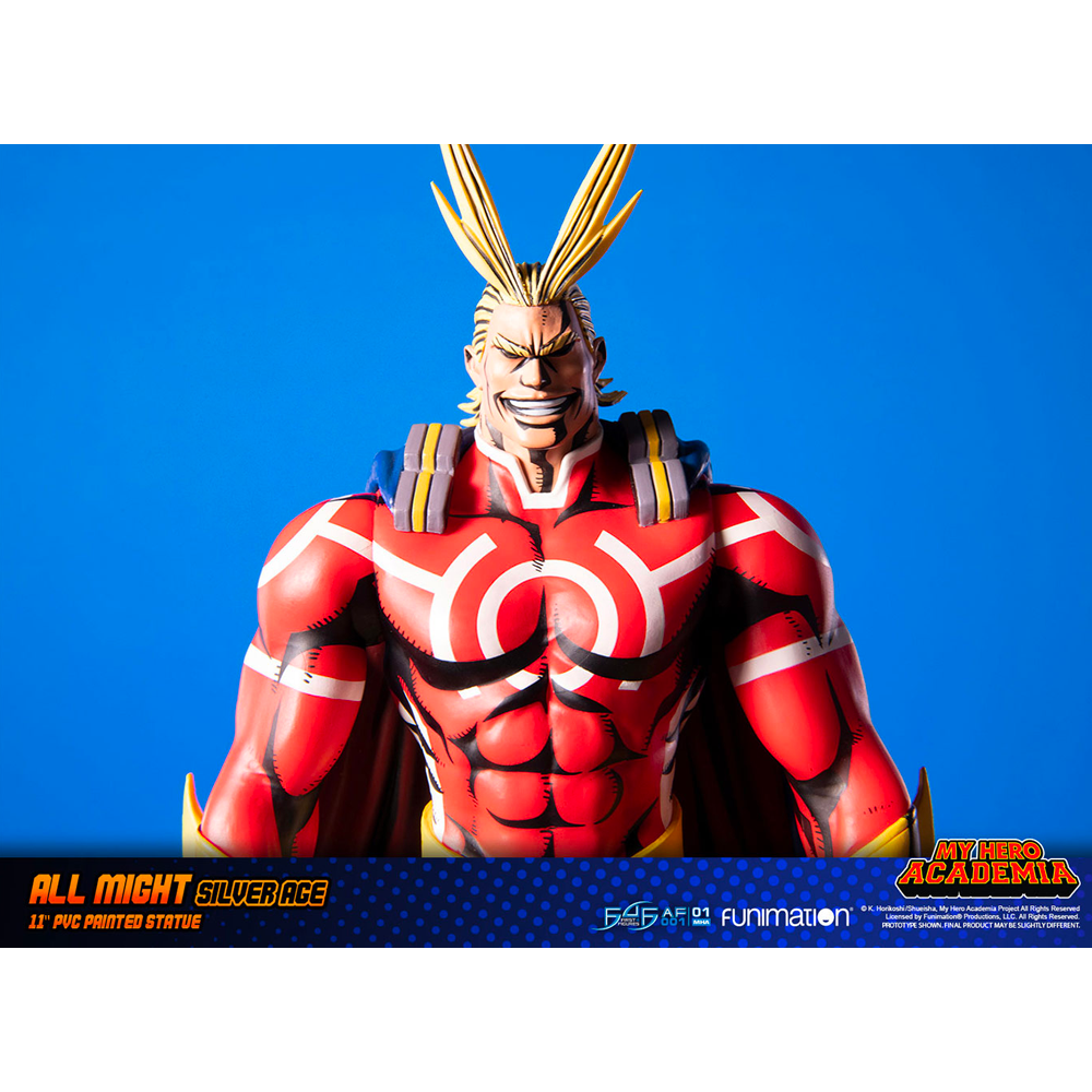 First 4 Figures: My Hero Academia - All Might Silver Age 11-Inch PVC Statue (ONLINE ORDER ONLY)