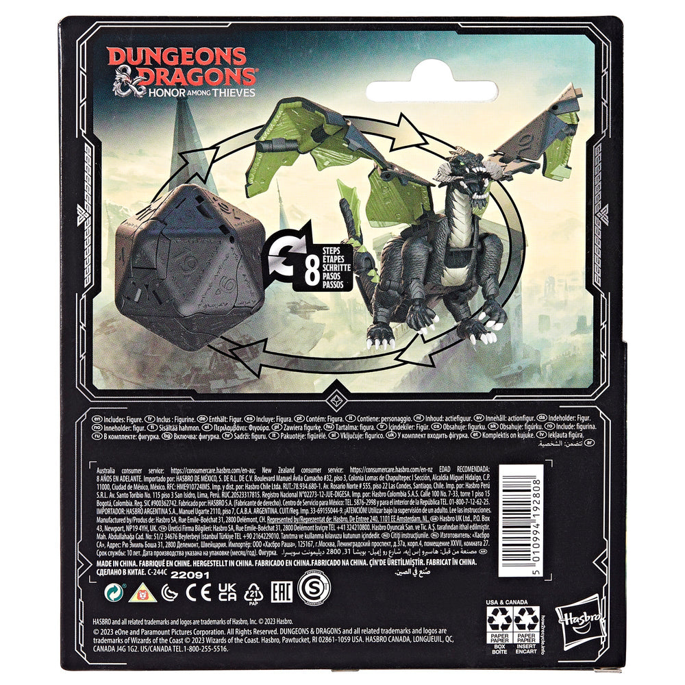 Dungeons & Dragons: Honor Among Thieves - Dicelings - Black Dragon Rakor (ONLINE ORDER ONLY)