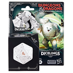 Dungeons & Dragons: Honor Among Thieves - Dicelings - White Owlbear (ONLINE ORDER ONLY)