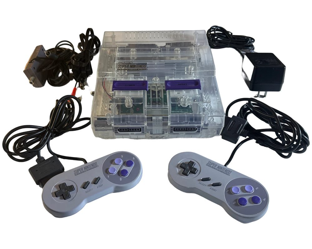 Custom Clear Super Nintendo System - SNES (Refurbished) (Online Order Only)
