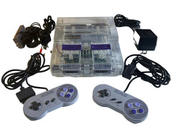 Custom Clear Super Nintendo System - SNES (Refurbished) (Online Order Only)