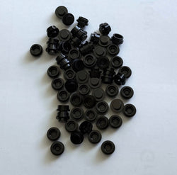 Black 4073 1x1 Round Plate Brick – Choose Quantity – LEGO® Compatible Bulk Lot (ONLINE ORDER ONLY)