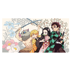 FuRyu: Demon Slayer: Kimetsu no Yaiba - Bath Towel 1 - Tanjiro & Nezuko & Zenitsu & Inosuke (ONLINE ORDER ONLY)