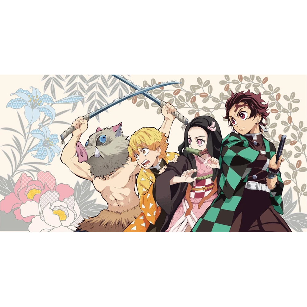 FuRyu: Demon Slayer: Kimetsu no Yaiba - Bath Towel 1 - Tanjiro & Nezuko & Zenitsu & Inosuke (ONLINE ORDER ONLY)