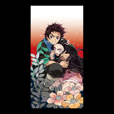 FuRyu: Demon Slayer: Kimetsu no Yaiba - Bath Towel 1 - Tanjiro & Nezuko (ONLINE ORDER ONLY)