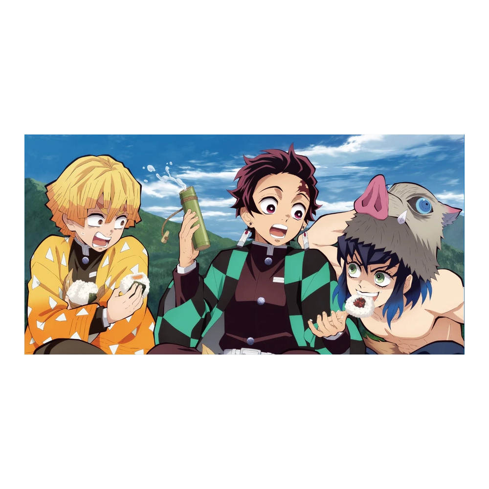 FuRyu: Demon Slayer: Kimetsu no Yaiba - Bath Towel 2 - Tanjiro & Zenitsu & Inosuke (ONLINE ORDER ONLY)