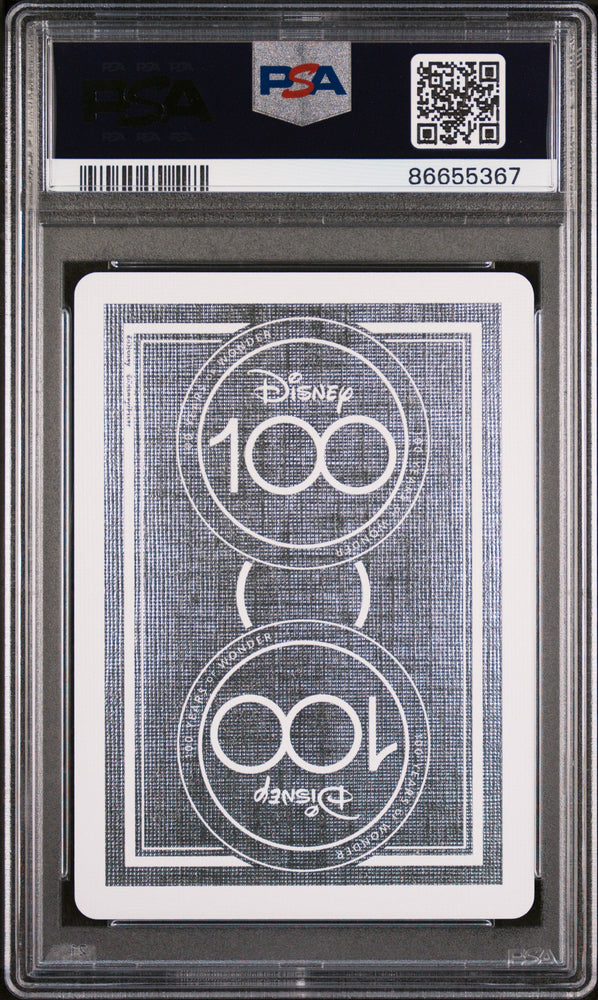 2023 DISNEY 100 PLAYING CARDS AURORA 5 OF SPADES PSA 10 (Online Order Only)