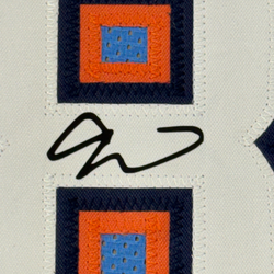Framed Facsimile Autographed Jalen Williams 35x39 Oklahoma City Blue Reprint Laser Auto Basketball Jersey (ONLINE ORDER ONLY)