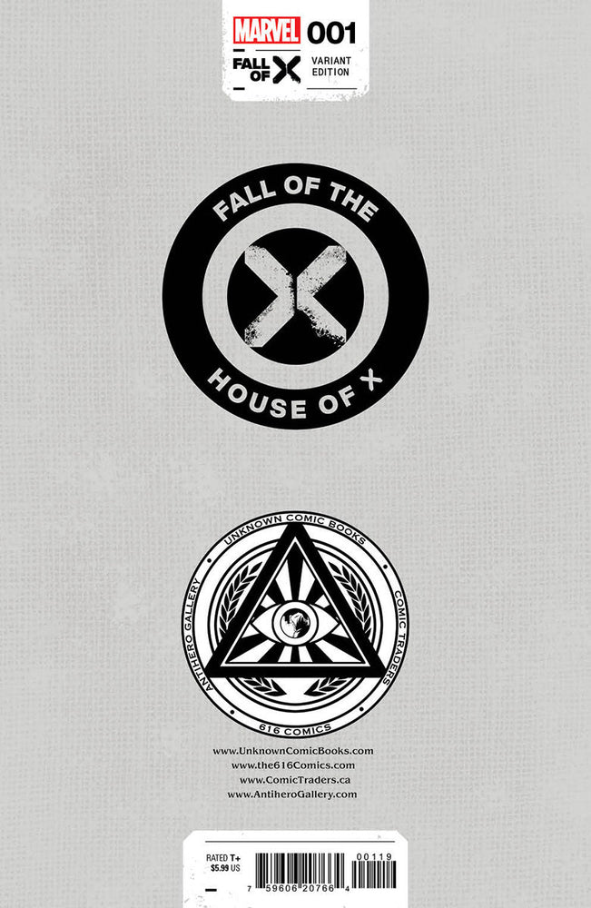 Fall Of The House Of X #1 [Fhx] Unknown Comics Nathan Szerdy Exclusive Virgin Var (01/03/2024) (Online Only)