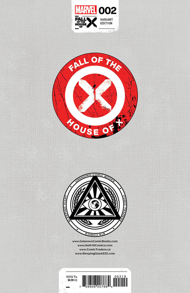 Fall Of The House Of X 2 Unknown Comics Ben Harvey Exclusive Var [Fhx] (02/14/2024) (Online Order Only)