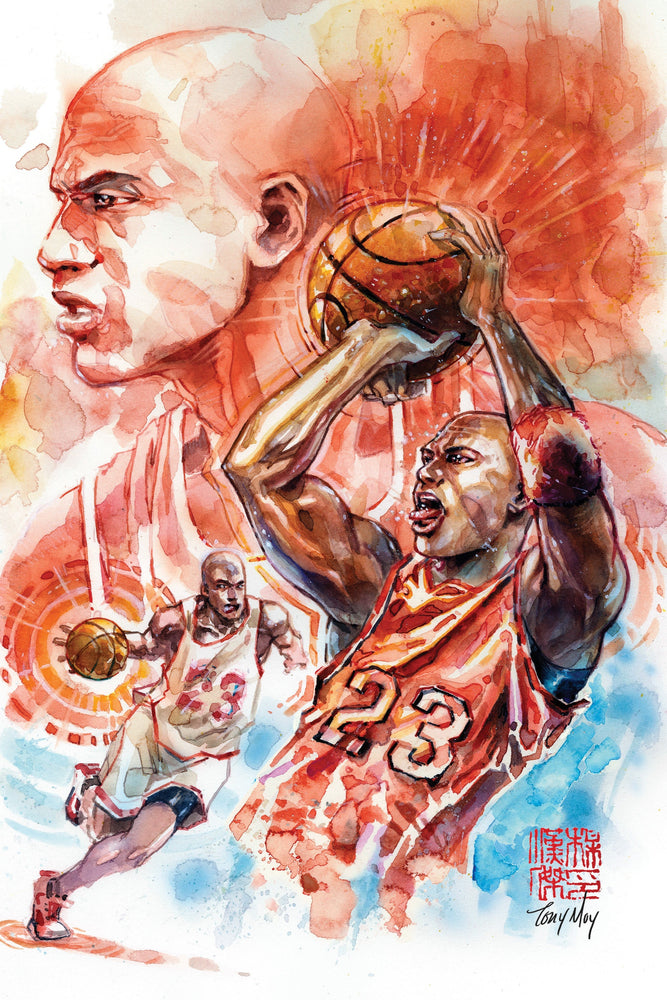 [VIRGIN] FAME MICHAEL JORDAN UNKNOWN COMICS TONY MOY EXCLUSIVE [C2E2] VIRGIN VAR LIMITED TO 50 (ONLINE ORDER ONLY)