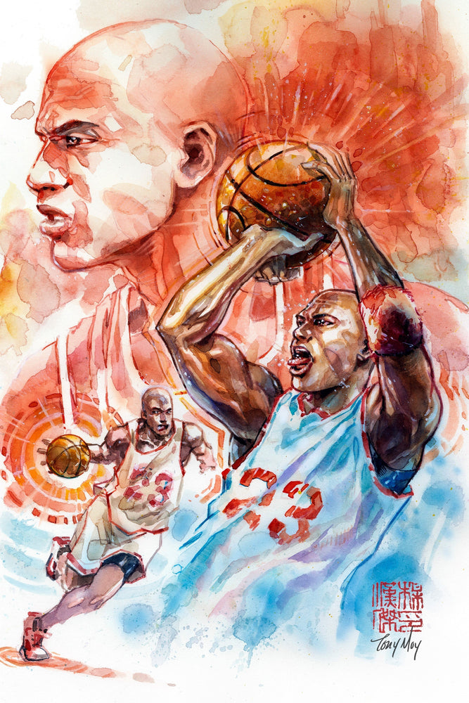 [CHROME] FAME MICHAEL JORDAN UNKNOWN COMICS TONY MOY EXCLUSIVE VIRGIN VAR LIMITED TO 23 (ONLINE ORDER ONLY)