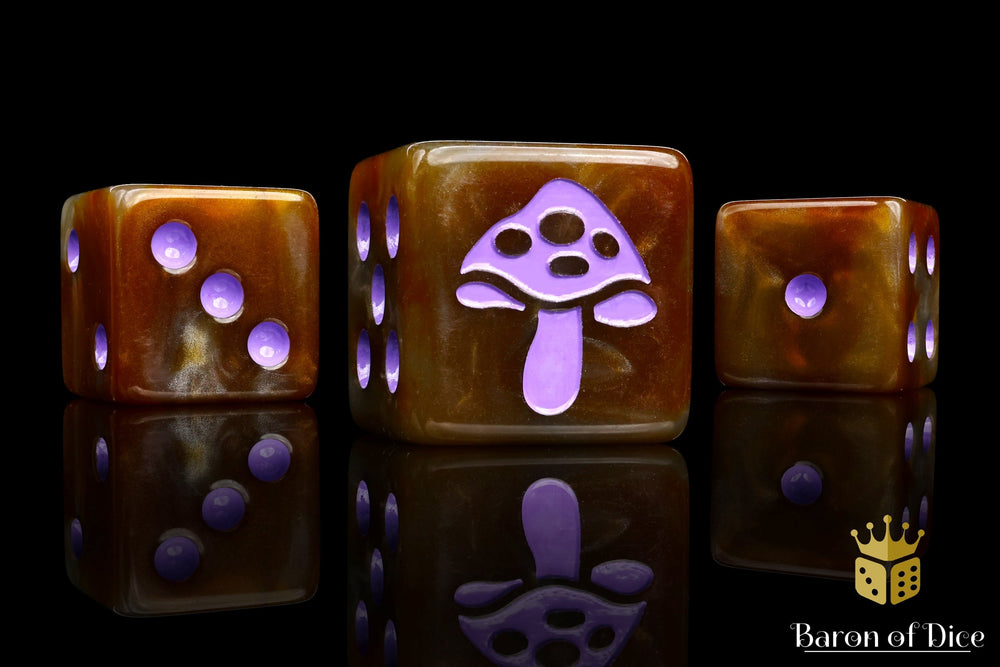 Shroom Dice - Purple (ONLINE ORDER ONLY)