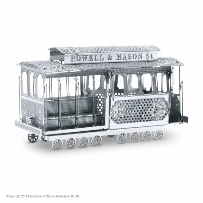 FASMMS002 Cable Car 3D Metal Model Kit Metal Earth Series Fascinations (ONLINE ORDER ONLY)