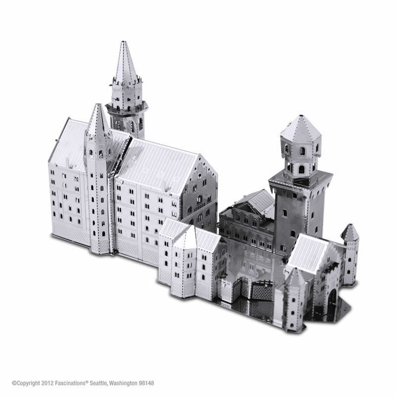 FASMMS018 Neuschwanstein Castle 3D Metal Model Kit Metal Earth Series Fascinations (ONLINE ORDER ONLY)