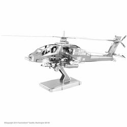 FASMMS083 AH-64 Apache Model Kit MetalEarth Fascinations (ONLINE ORDER ONLY)