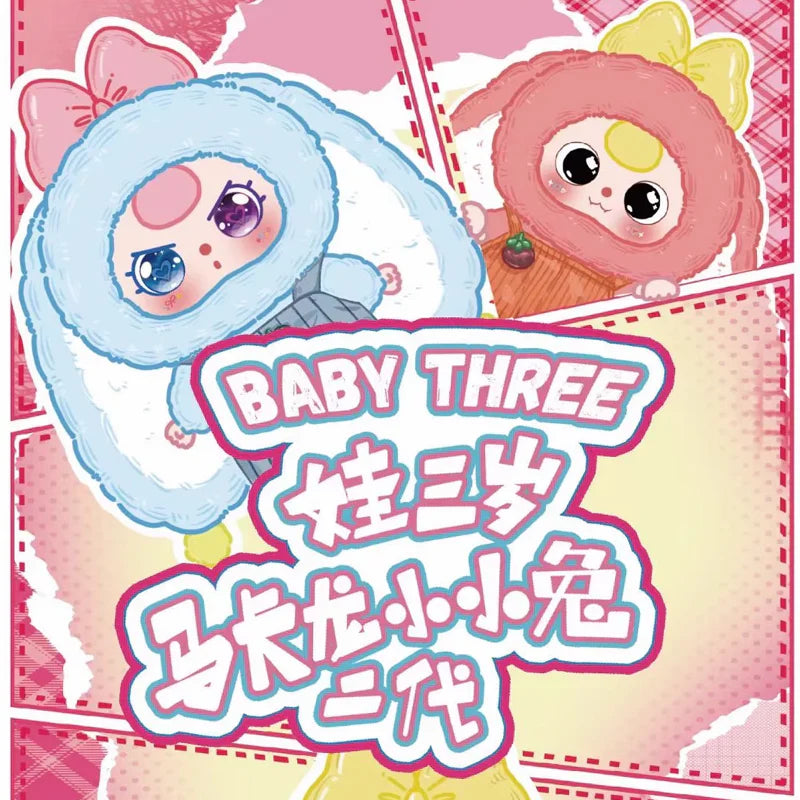 Baby Three V2 Rabbit Macaron Cute Bunny Plush Series Blind Box (1 Blind Box) (ONLINE ORDER ONLY)