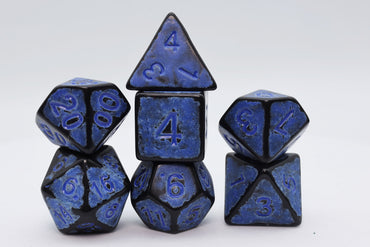 Timeworn Blue RPG Dice Set (ONLINE ORDER ONLY)
