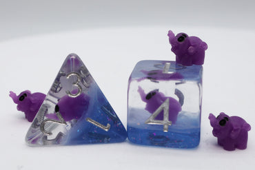 Purple Elephant RPG Dice Set (ONLINE ORDER ONLY)