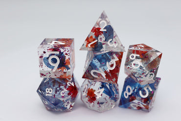 Sharp Edge Resin RPG Dice Set - Blooming Tempest (ONLINE ORDER ONLY)