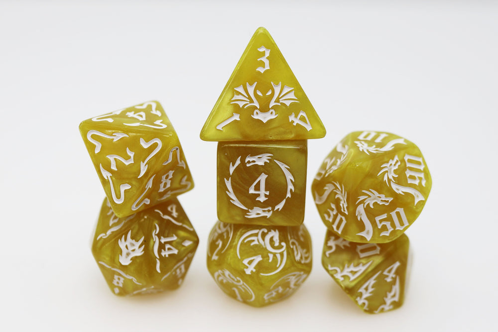 Drake's Flight: Lightning RPG Dice Set (ONLINE ORDER ONLY)