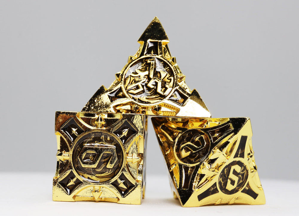 Quiver of Arrows: Imperial Gold Arrow - Metal RPG Dice Set (ONLINE ORDER ONLY)