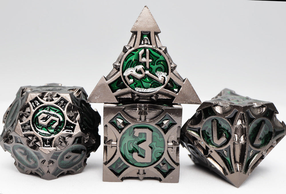 Quiver of Arrows: Swamp Arrow - Metal RPG Dice Set (ONLINE ORDER ONLY)