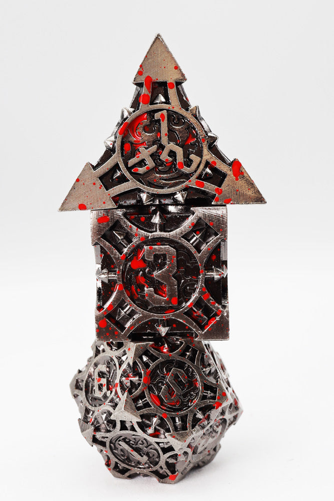 Quiver of Arrows: Vampiric Arrow - Metal RPG Dice Set (ONLINE ORDER ONLY)
