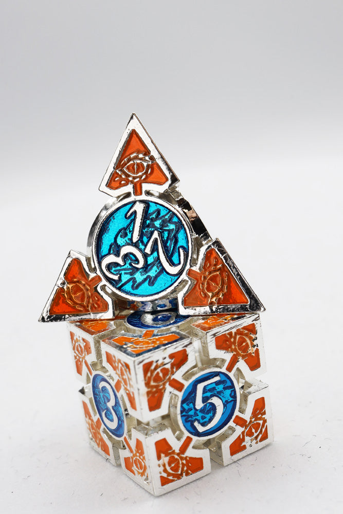 Oculus: Intelligent - Metal RPG Dice Set (ONLINE ORDER ONLY)