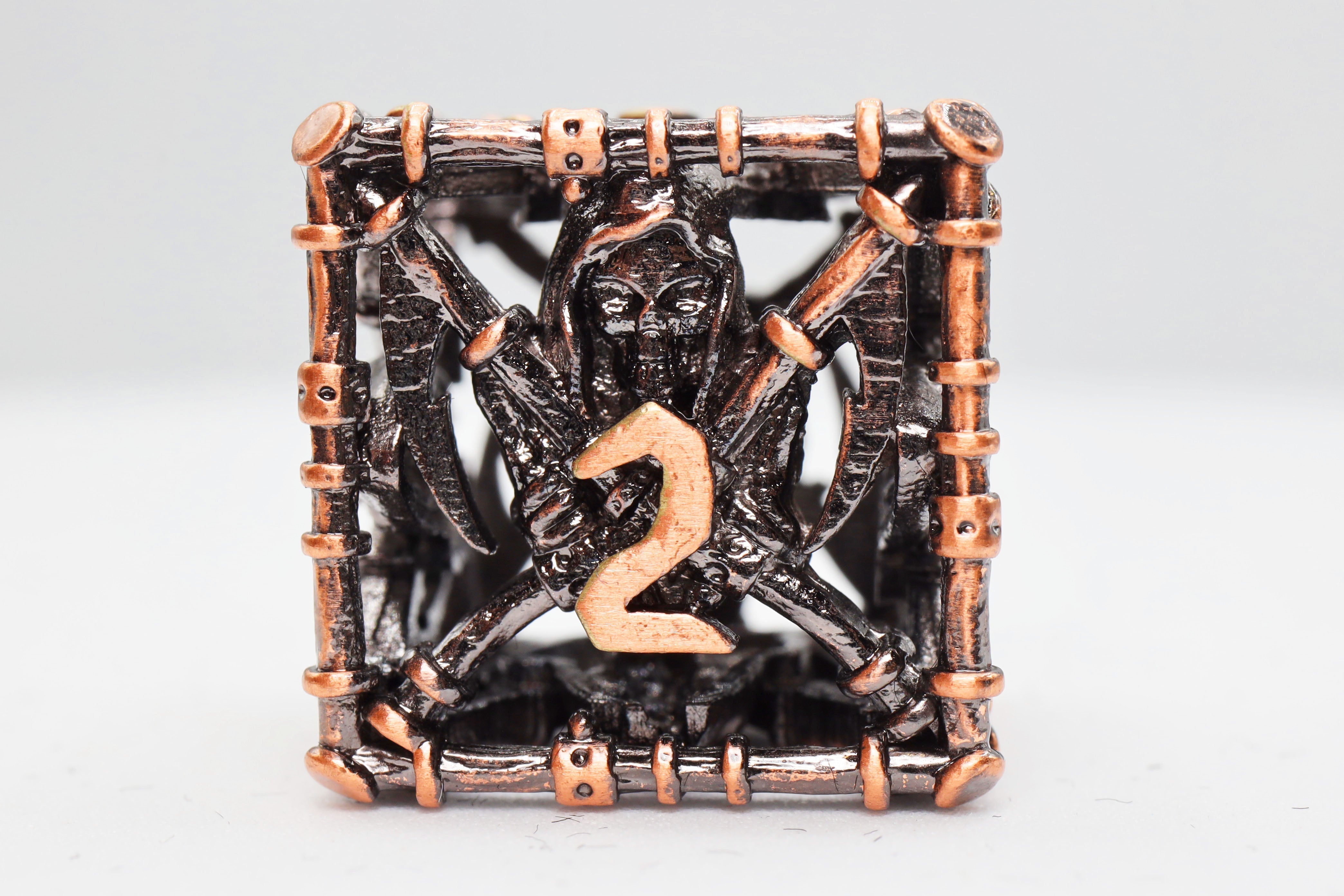 Grim Scythe: Copper - Metal RPG Dice Set (ONLINE ORDER ONLY)