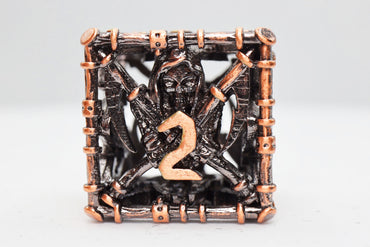 Grim Scythe: Copper - Metal RPG Dice Set (ONLINE ORDER ONLY)