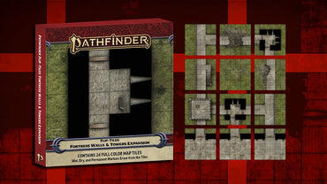 Pathfinder: Flip-Tiles - Fortress Walls & Towers Expansion (ONLINE ORDER ONLY)