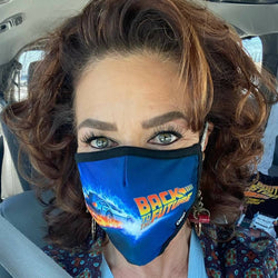 Back to the Future Adult Face Mask (ONLINE ORDER ONLY)