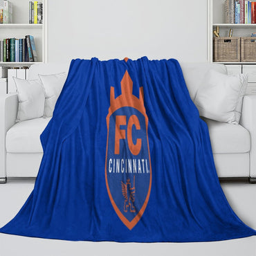 FC Cincinnati Blanket Flannel Fleece Throw Room Decoration (Online Order Only)