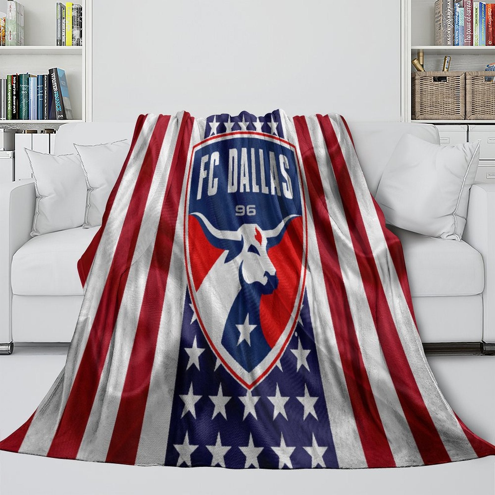 FC Dallas Blanket Flannel Fleece Throw Room Decoration (Online Order Only)