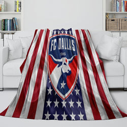 FC Dallas Blanket Flannel Fleece Throw Room Decoration (Online Order Only)